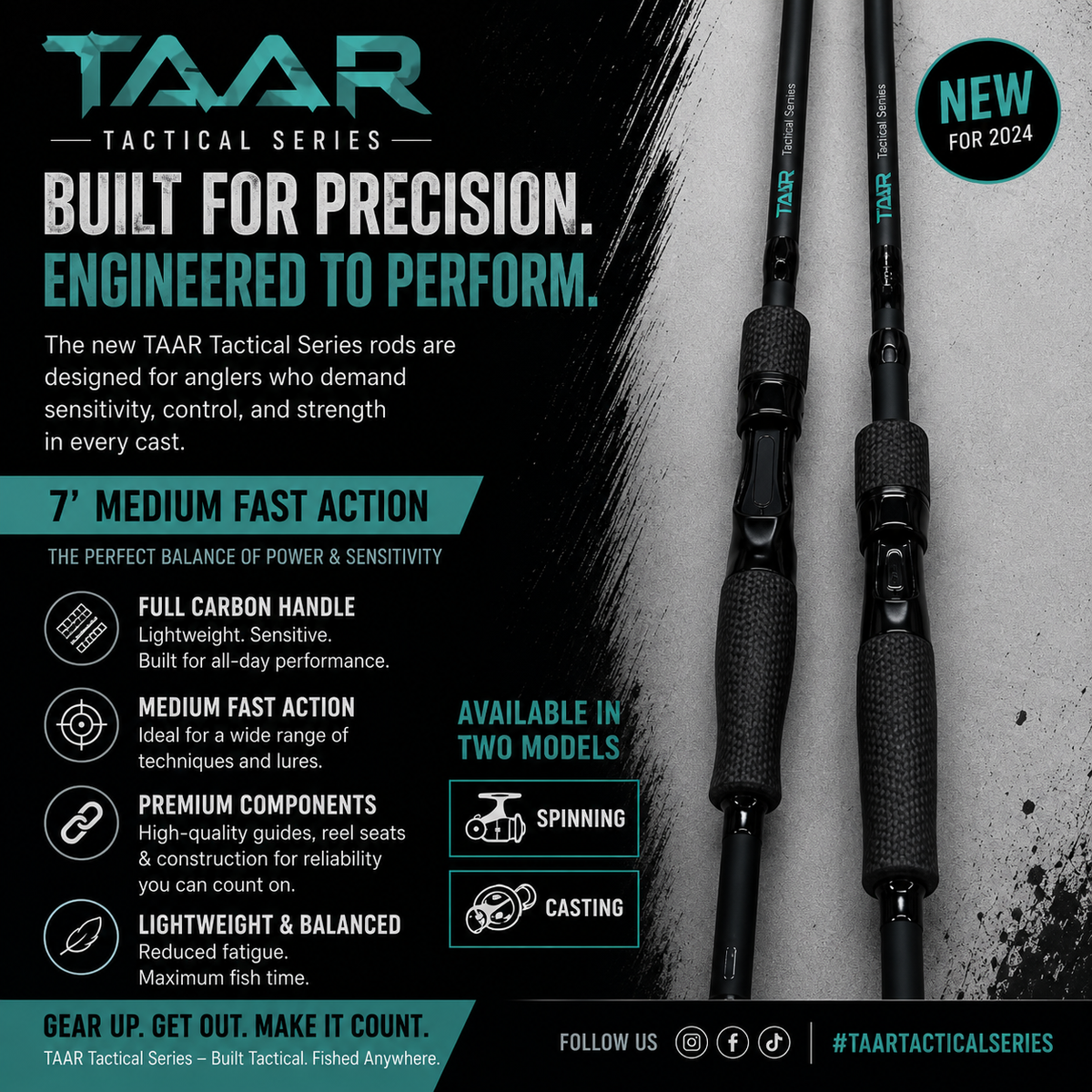 TAAR Tactical Series Rods
